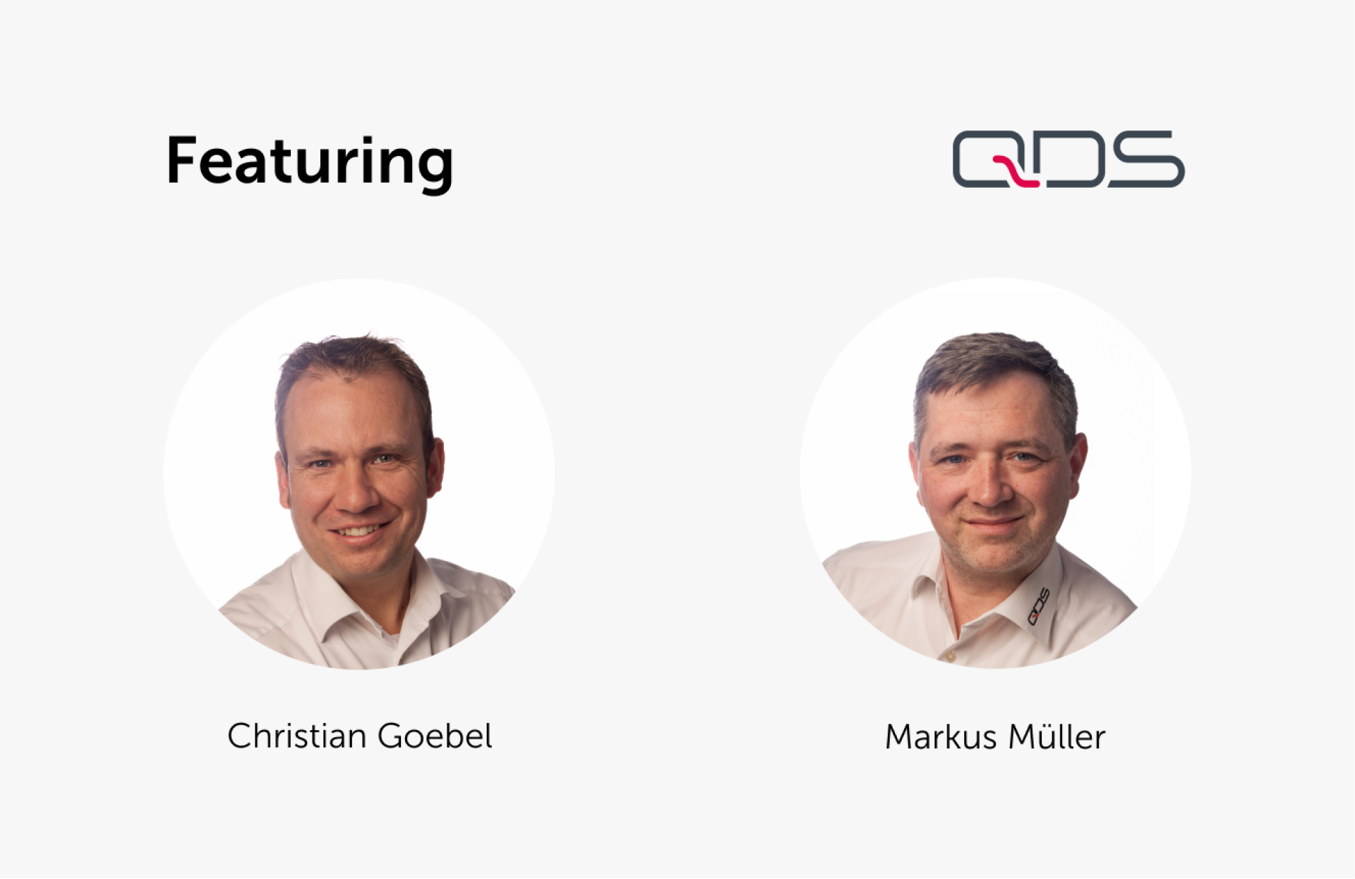 Christian Göbel und Markus Müller - Geschäftsführer von Q-Data Service GmbH